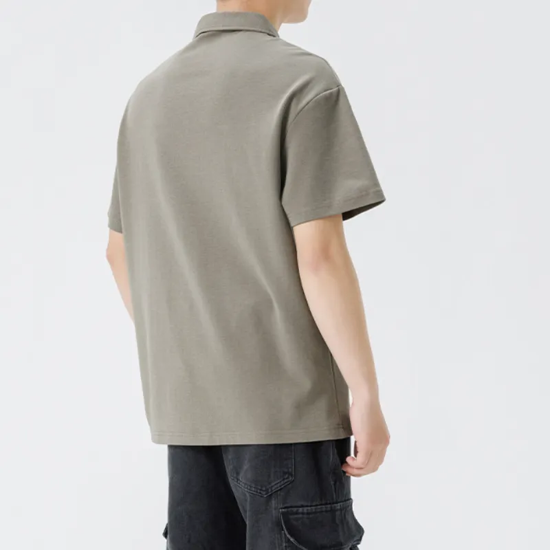 Business Plain Cotton Polo-7