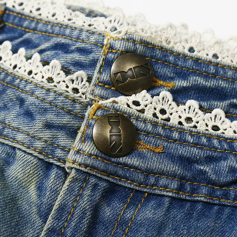 Retro Simple Jeans-5