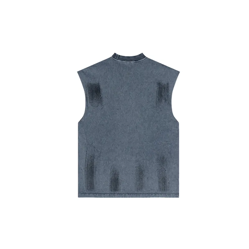 Casual Loose Cotton Vest-15