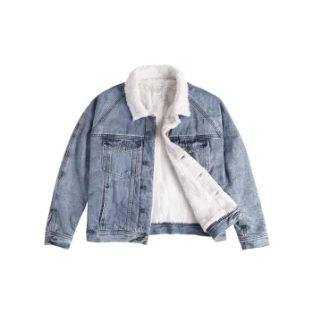 Silhouette Shoulder Denim Coat