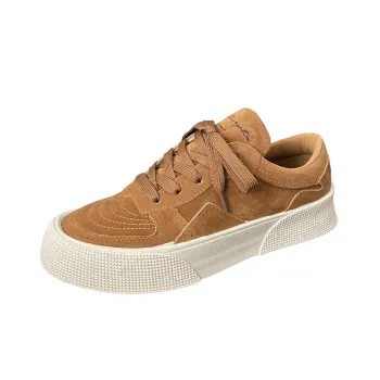 Sporty Plain Skateboarding Shoes