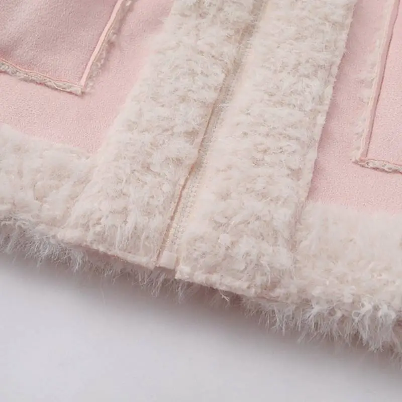 Loose Zipper Quilted Jacket-5
