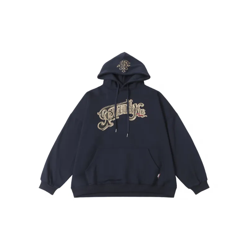 New High Street Style Leather Heavy Industry Embroidered Hoodie-5