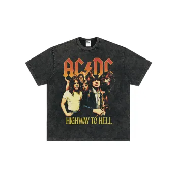 Retro Washed 100% Cotton T Shirt