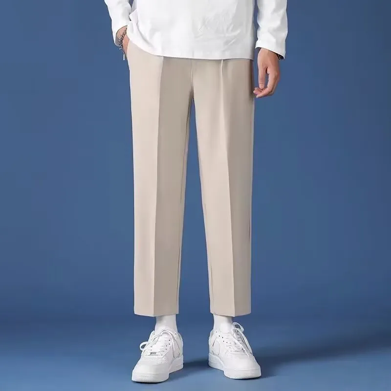 Casual Fashionable Suit Trousers-1