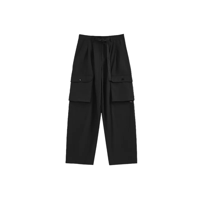 Fashionable Simple 100% Nylon Casual Pants-0