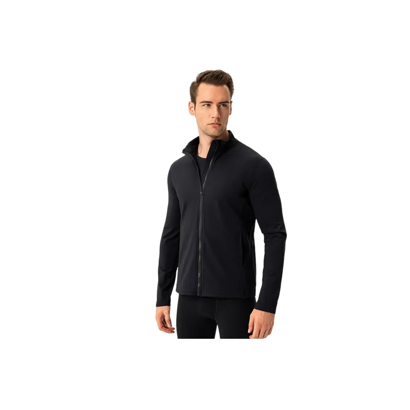 Fashionable Zipper Nylon Fitness Clothing-0