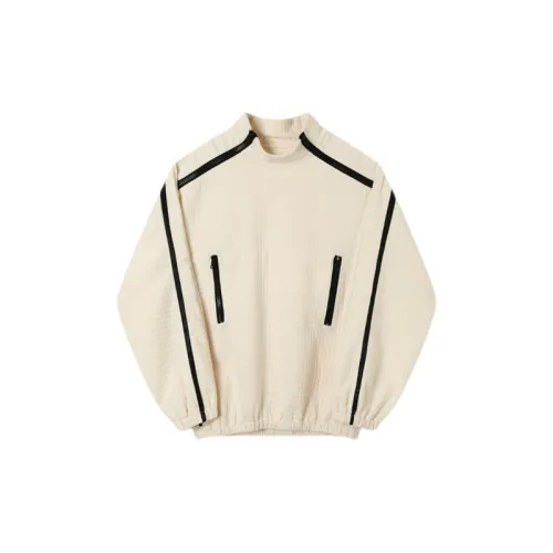 Double Zipper Simple Casual Sweatshirt