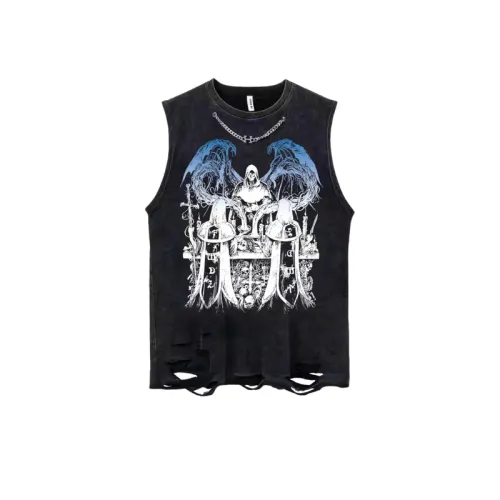 Retro Large Size Personalized Sleeveless Vest