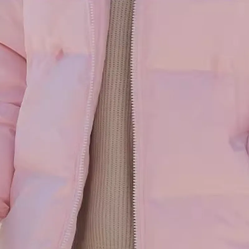 Warming Loose White Duck Down Jacket-11