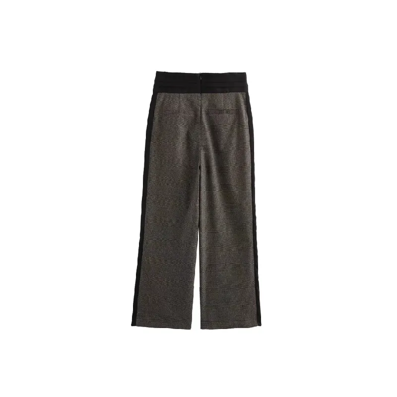 Casual Fashion Polyester Suit Trousers Women-1