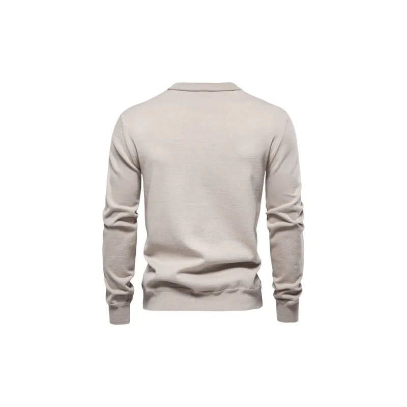 Business Plain Sweater-14