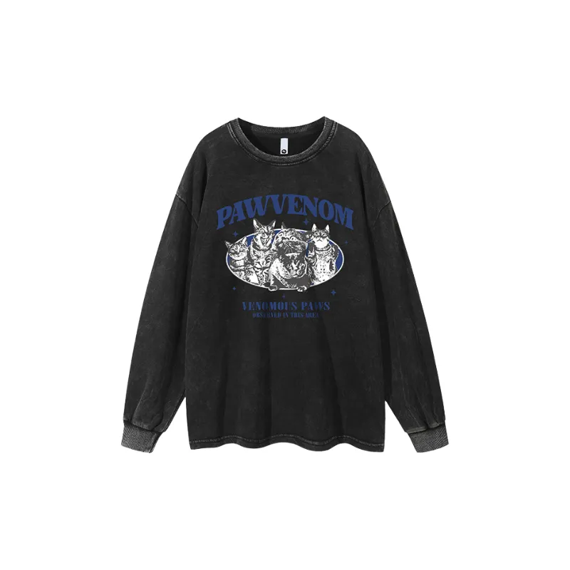 Street Loose 100% Cotton Sweatshirt-0