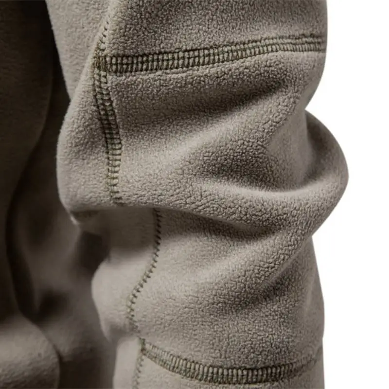 Simple Plain Polyester Sweatshirt-11