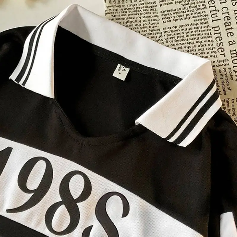 Contrast Color Breathable Polyester Polo-3