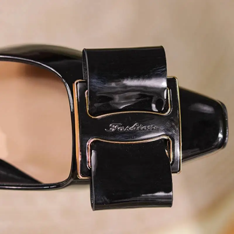 Retro Bow Women'S Casual Shoes-3