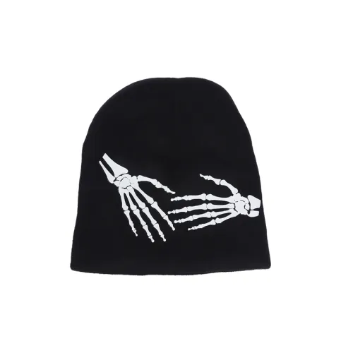 HUGO BOSS Logo-Patch Ribbed Beanie