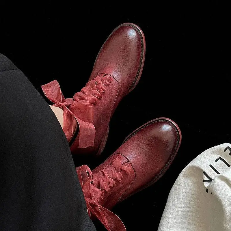 Basics Washed Ankle Boots-5