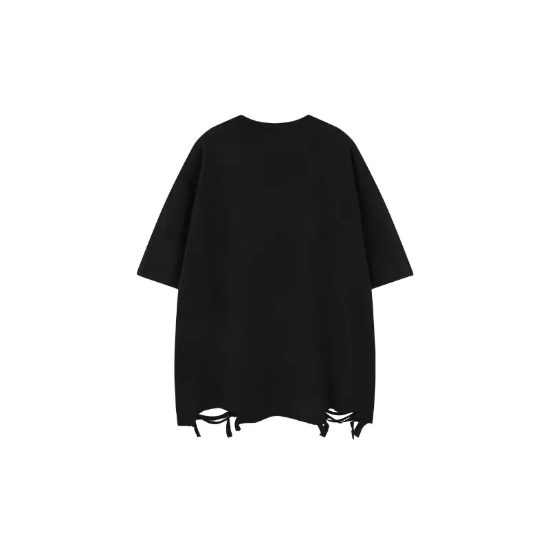Trendy Loose 100% Cotton T Shirt-6