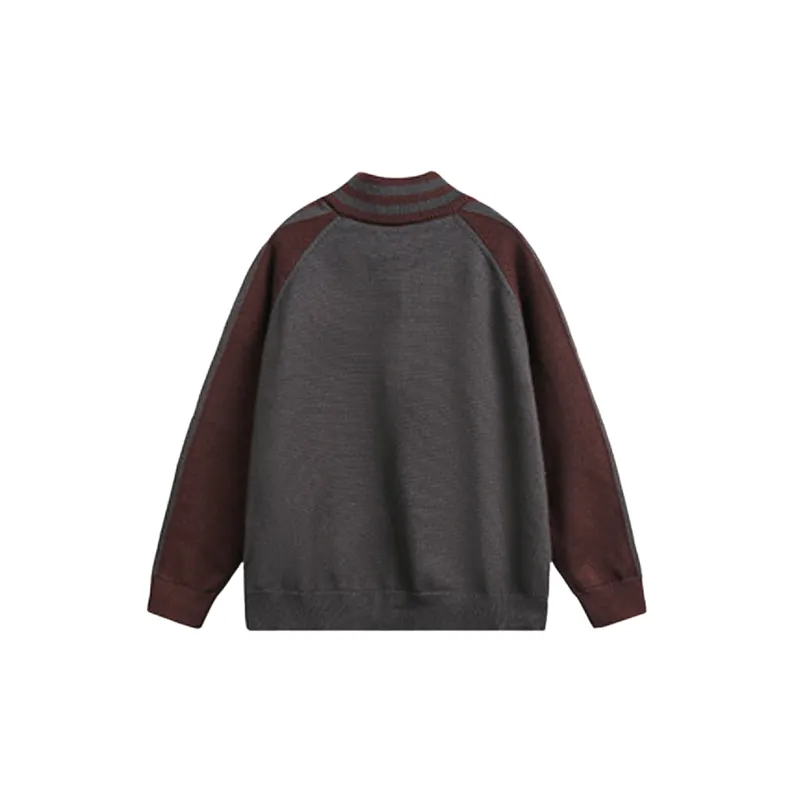 Fashionable Color Contrast Loose Sweater-7
