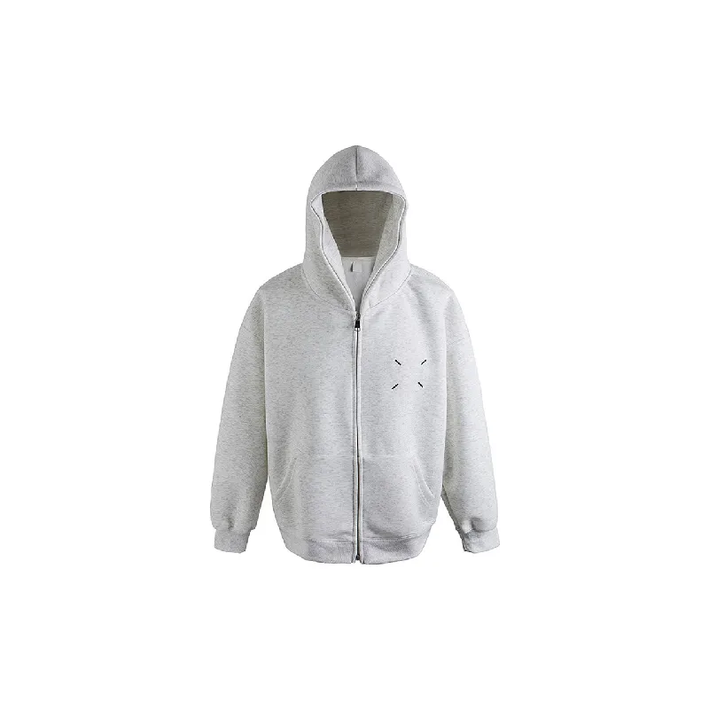 Simple Embroidery Sweatshirt-0