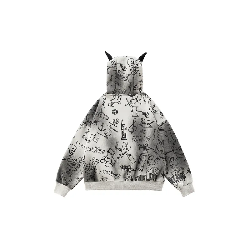 Retro Zipper Sweatshirt-1