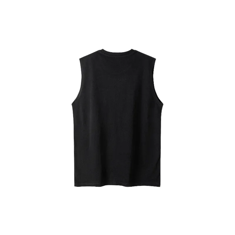 Retro Loose Cotton Vest-1