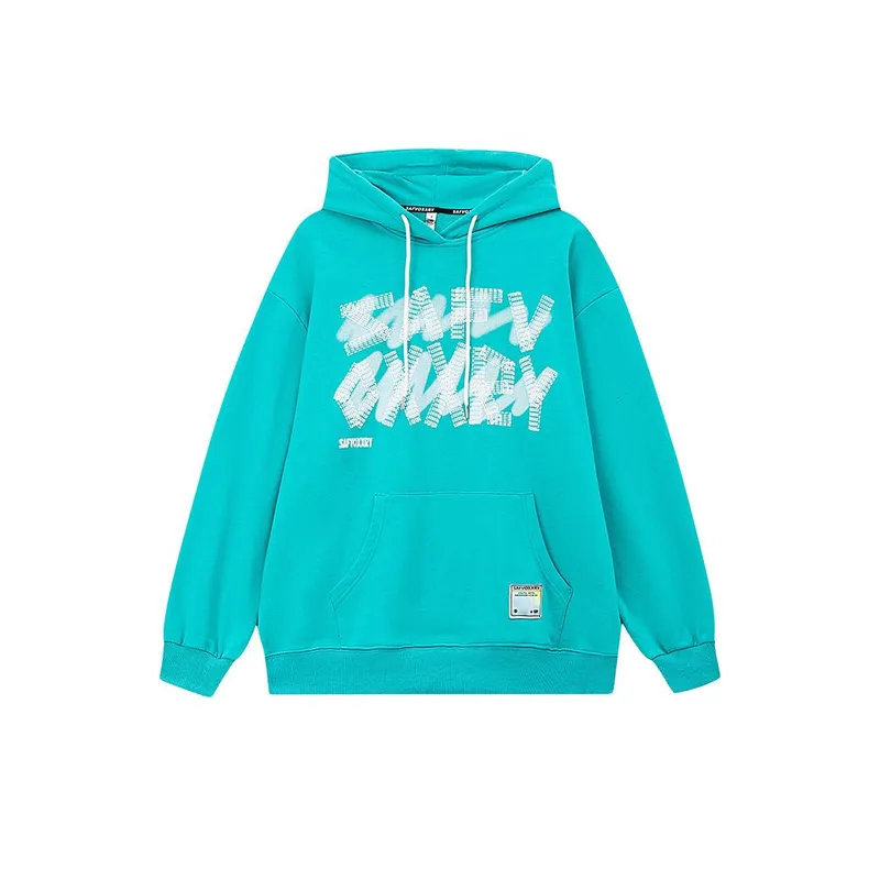 Fashion Brand Design Sense Letter Printing Hooded Sweatshirt-16
