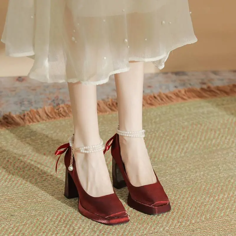 Basics Buckle Mary Jane Shoes-8