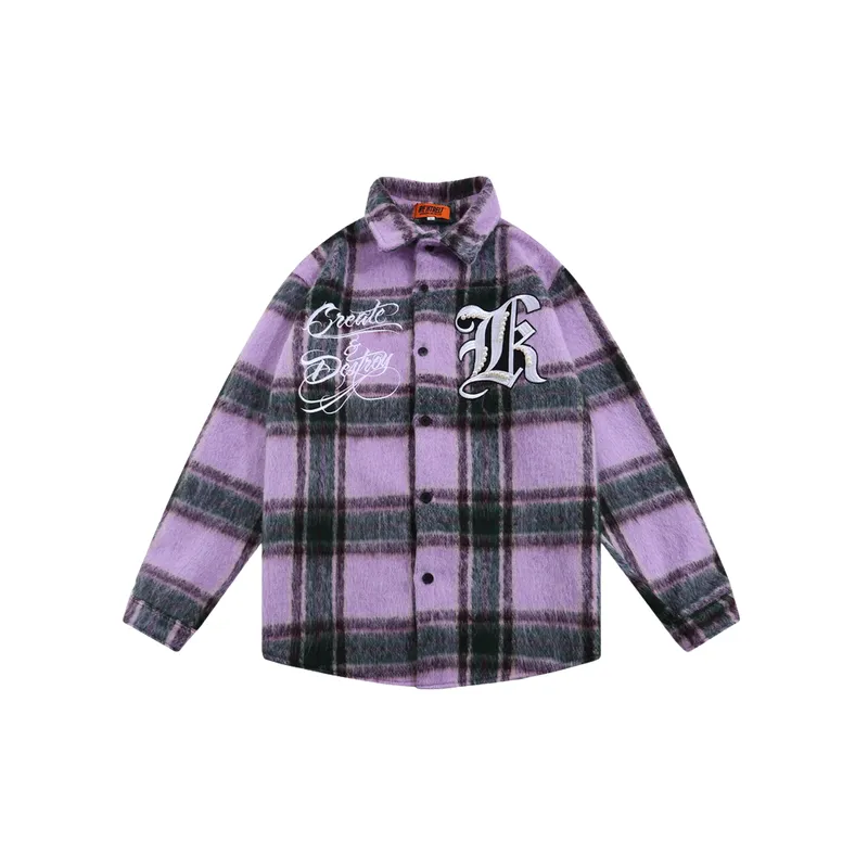 Hip Hop Simple Quilted Jacket-2
