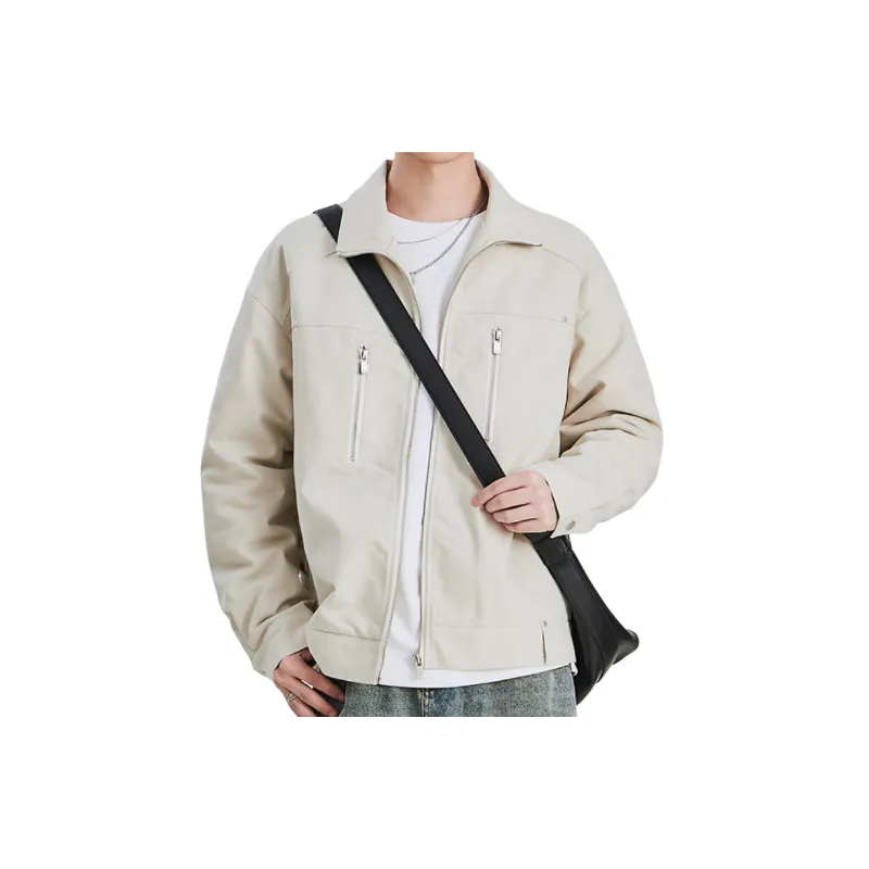 Fashionable Warming Loose Cotton Blended Fabric Jacket-5
