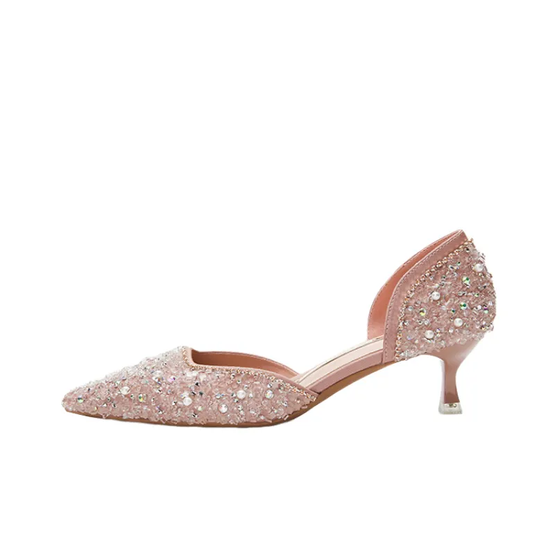 Party Rhinestone High Heels-5
