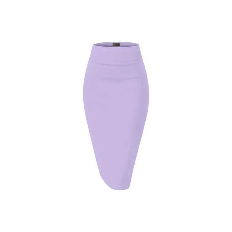 Simple Basics Polyester Skirt Women-0