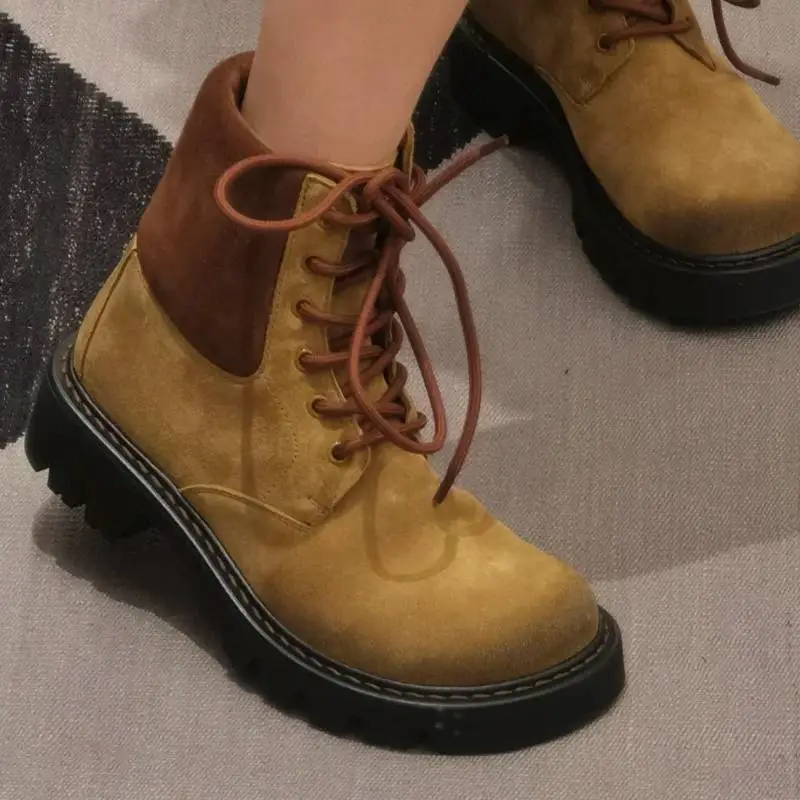 Retro Loose Casual Outdoor Boots-5