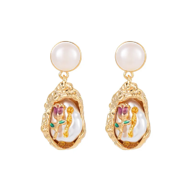 Funky Printed Earring