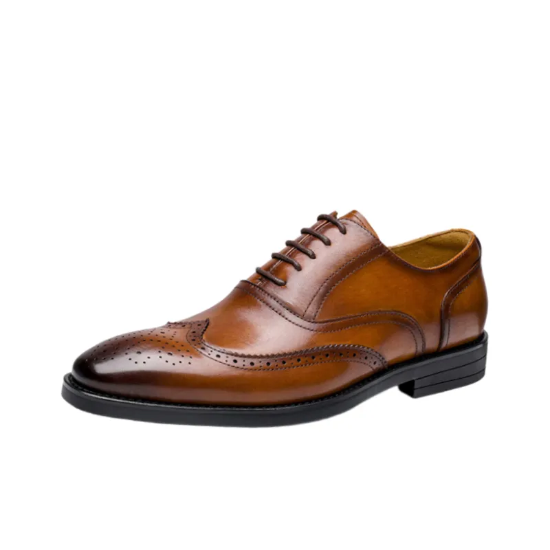 Simple Breathable Dress Shoes-0