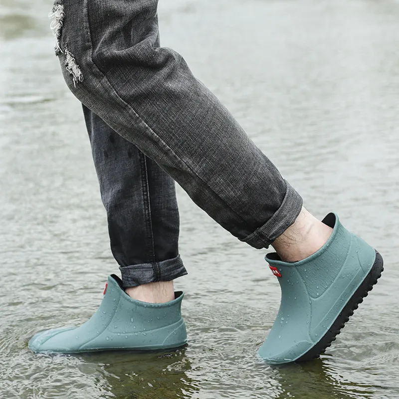 Casual Simple Rain Boots-4