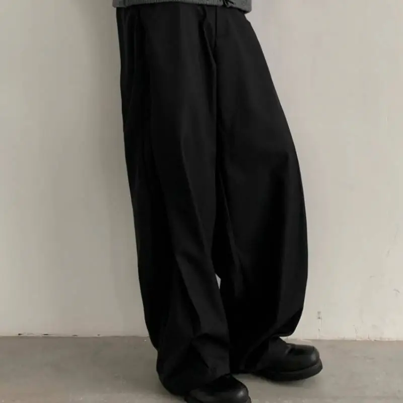 Retro Loose Suit Trousers-2