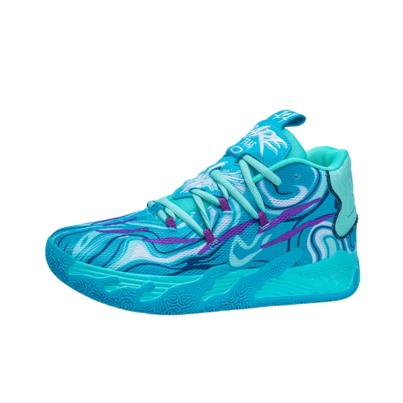 High Top Mesh Running Shoes-2